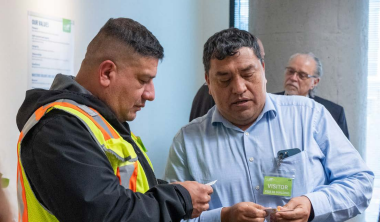 Photo of 2025 Business Accelerator graduates Jimmy Matta Sr. (left) and Rene Hurtado (right)  