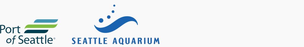 Seattle Aquarium and Port logos