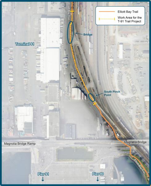 T-91 Trail Work Area Map