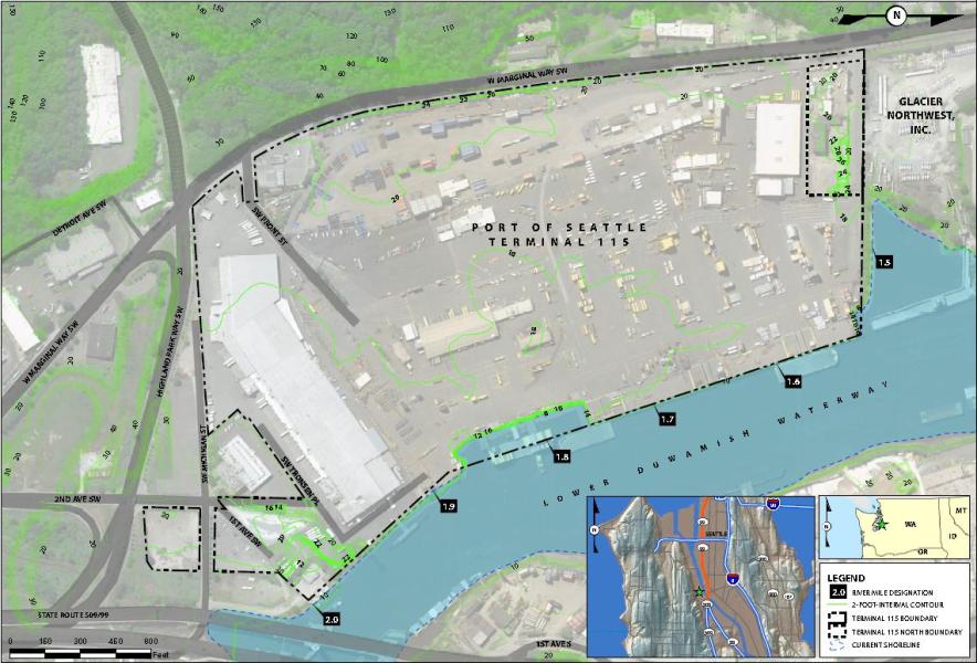 Aerial map of T115