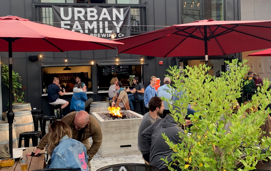 Guests at Urban Family Brewery