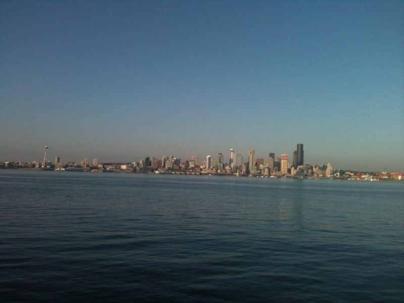 View of Seattle skyline from West Seattle