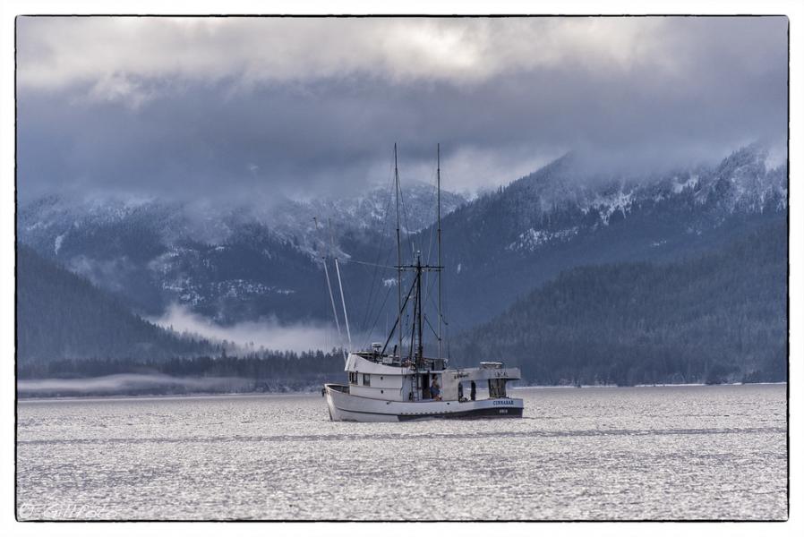 Salmon longliner in Alaska