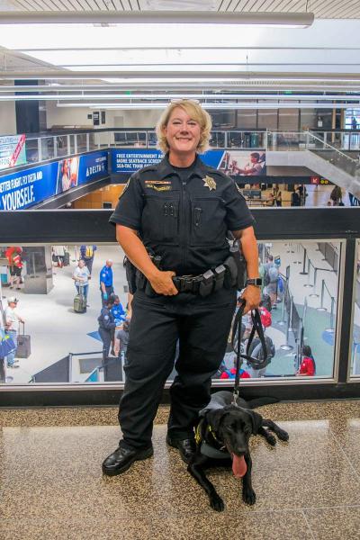 Officer Billingsley and canine 