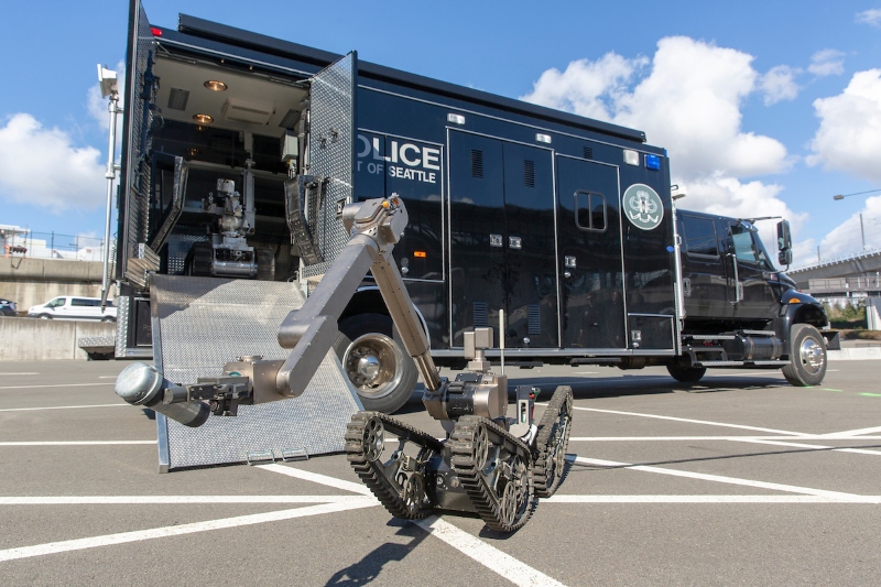 Port of Seattle bomb robot