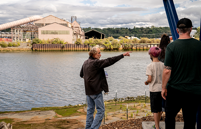 DRPP visitors on a guided park tour