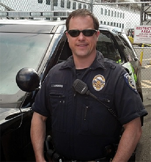 Detective Landers, Recipient of the 2016 Port of Seattle Police Department Officer of the Year