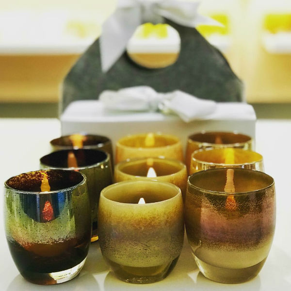 glassybaby gold votives