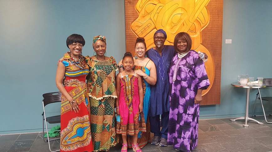 Participants in the Port of Seattle's Juneteenth event