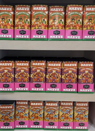 Fall flavored chocolate bars at Seattle Chocolate.