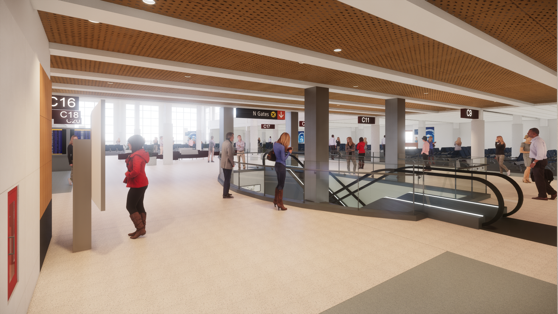 Concourse C Satellite Train Access Upgrade | Port of Seattle