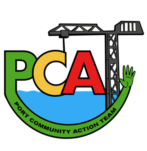 Port Community Action Team Logo - designed by a Duwamish Valley youth