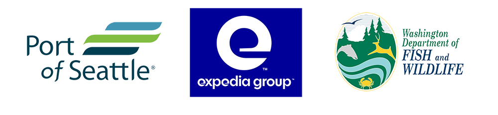 Logos in alignment: Port, Expedia Group, and WA State DFW