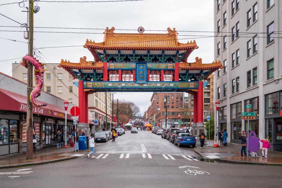 Entrance to the Chinatown-International District