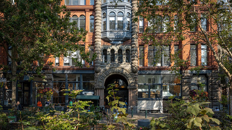 Historic building in Pioneer Square