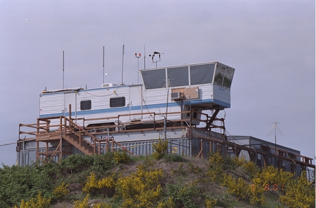 Temporary Air Traffic Control Tower erected after the 2001 Earthquake