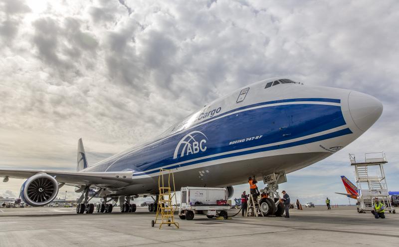 Air Bridge Cargo Airlines Boeing 747 8f At Sea Tac Airport Port Of Seattle