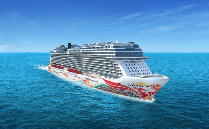 Norwegian Joy Ship at sea