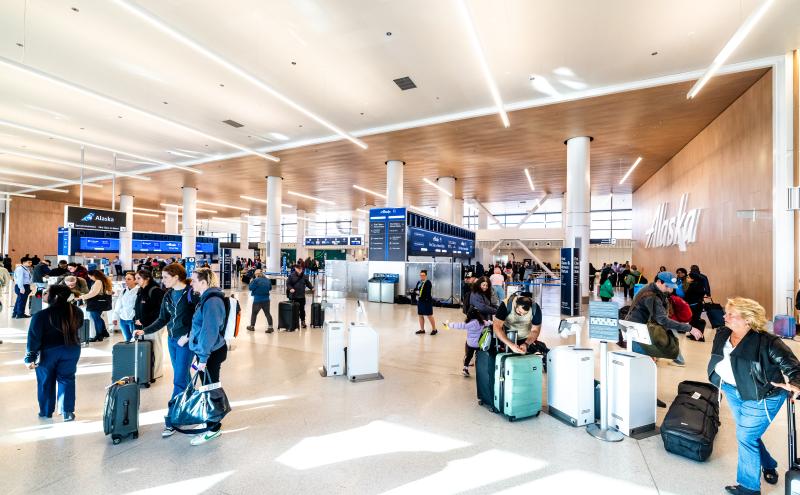 Alaska Ticketing Lobby