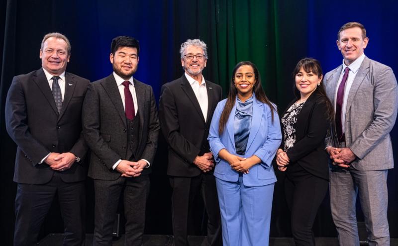 State of the Port speakers: Executive Director Steve Metruck and the Port of Seattle's five Commissioners