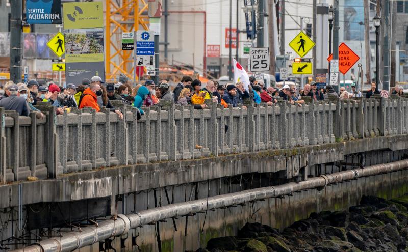 Clipper racing supporters