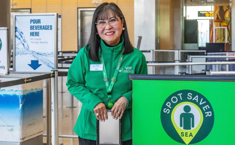 SEA Spot Saver employee