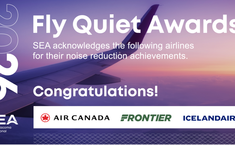 2026 Fly Quiet winners are Air Canda, Frontier, and Icelandair