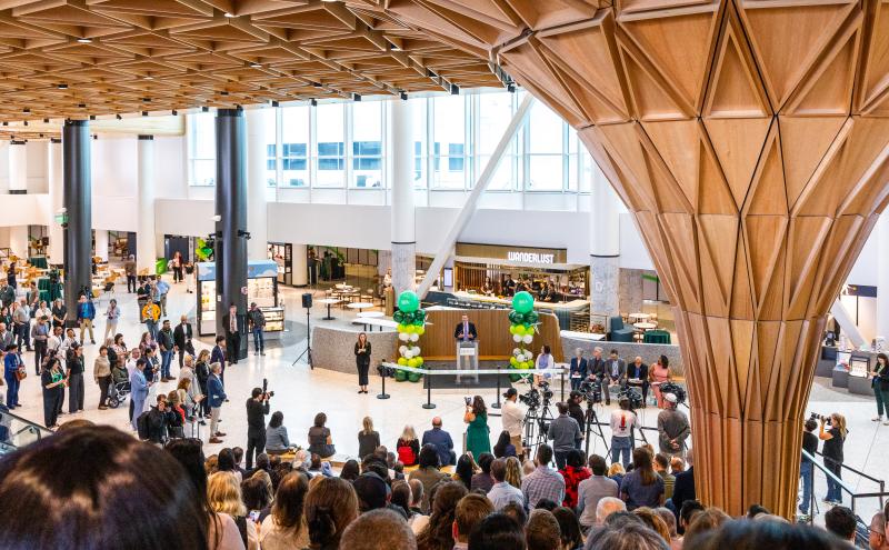 C Concourse Expansion Grand Reveal Event with Speaking