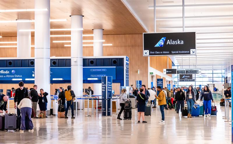Alaska Ticketing Lobby