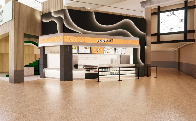 Artist rendering of SEA Sparks Quick Service Restaurant in Central Terminal Expansion