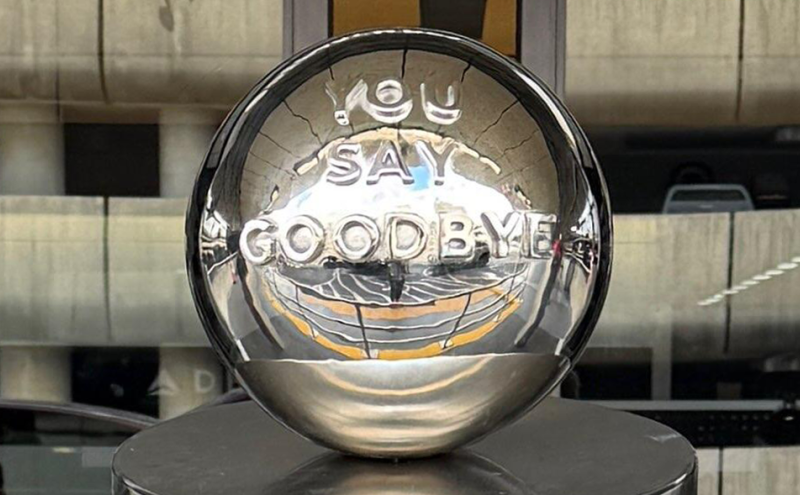 You say goodbye
