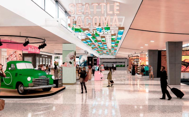 Duty-free shopping rendering