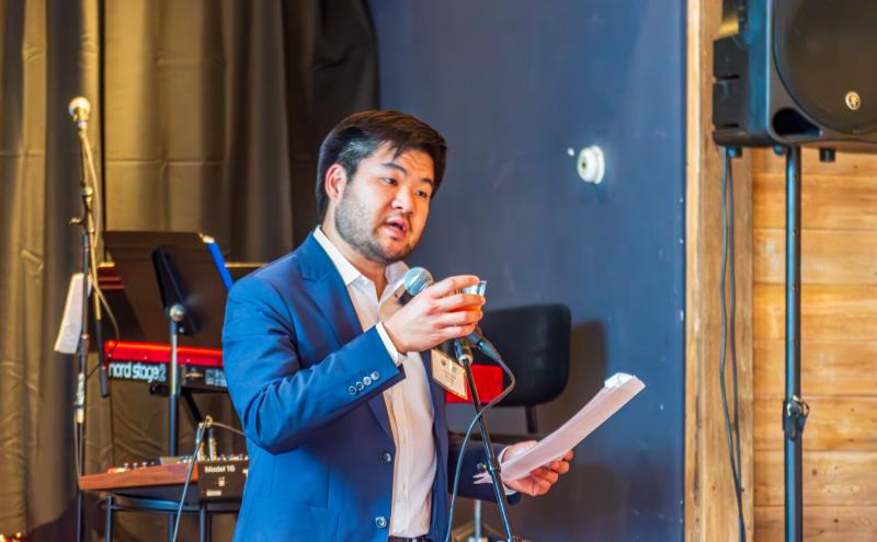 Commissioner Cho delivering remarks at the Duwamish Valley Community Equity Program's 5th Anniversary in June 2025