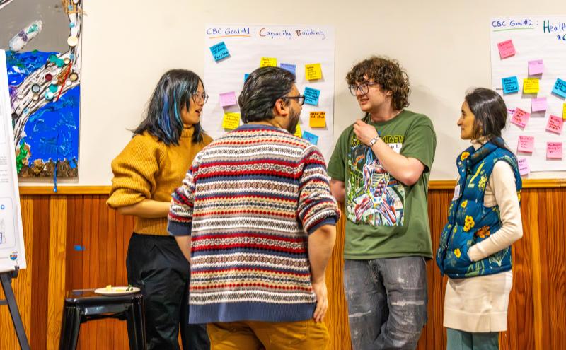 Attendees mingling at the Duwamish Valley Community Equity Program strategic plan open house in March 2026