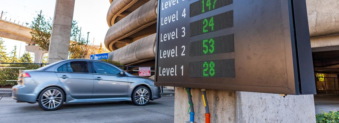 Car enters SEA garage