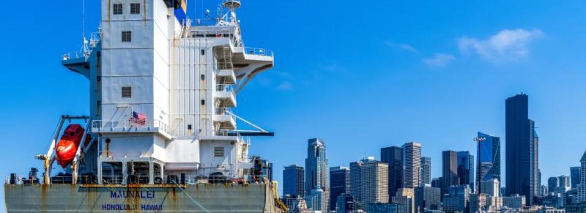 Matson MaunaLei ship at berth