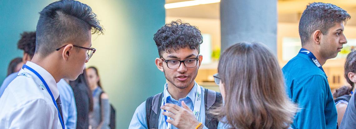 High school students gather to learn about the Port's internship program