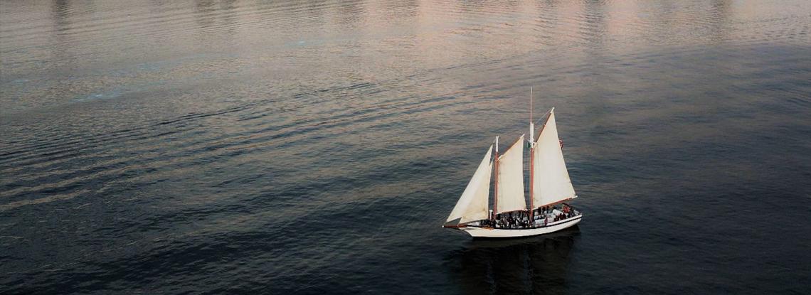 The Bay Lady sails in Puget Sound