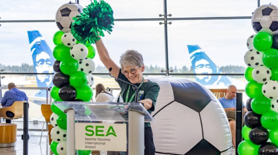 Port of Seattle Gears up for the Games with a Kickoff Celebration at SEA