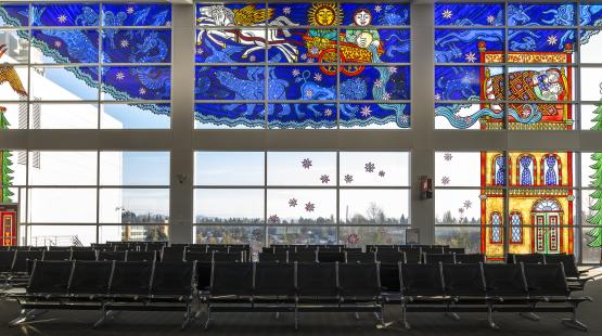 SPIRIT ANIMALS by Cappy Thompson at the end of A Concourse
