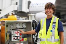 Firefighter Lisa Kolwitz