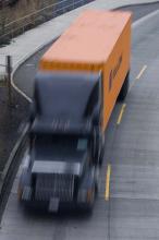 FAST Corridor - image of moving semi truck