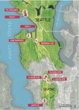 Map of Port of Seattle Property