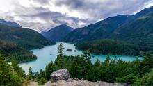 Diablo Lake, North Cascades Nat'l Park, WA.