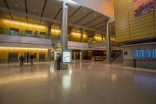 View of The Conference Center from the Ticketing Level at the top of the escalator