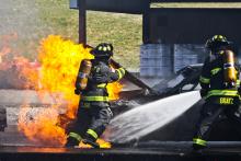 car fire training