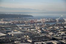 Port of Seattle aerial photo