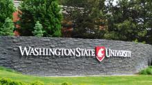 Entrance to Washington State University, Pullman, Washington