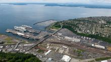 Port of Seattle's Terminal 91 supports both commercial fishing operations as well as the cruise business