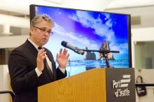 Commissioner Fred Felleman at the Sustainable Aviation Fuels Summit